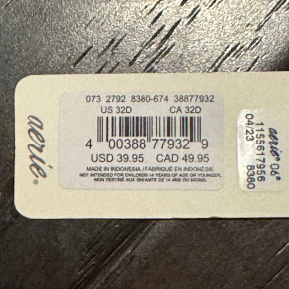 🩷 NWT! Aerie Smoothez Mesh Unlined Bra - Picture 5 of 6